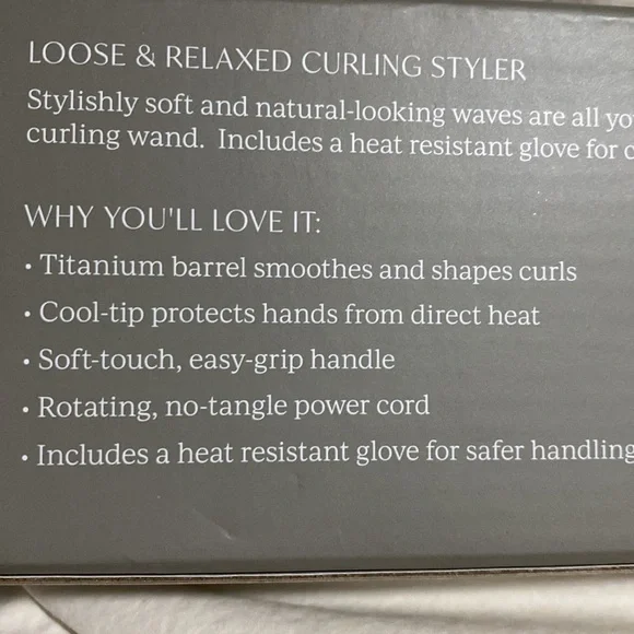 Titanium Curling Wand Complex Culture, BNIB, 32 mm, 1.25” - Picture 10 of 13